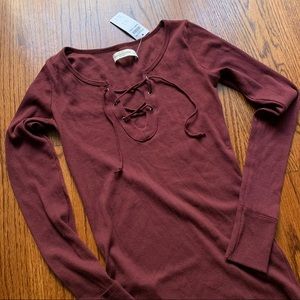 NWT❗️A&F Ribbed Long Sleeve